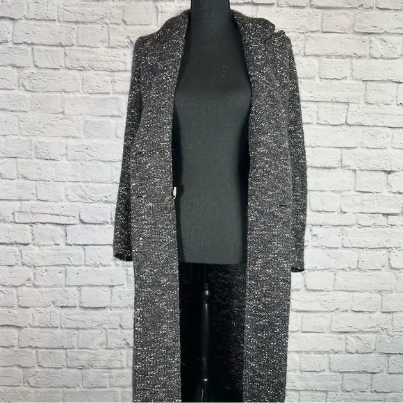 Isabel Marant Etoile Overton Boucle Alpaca Wool Double Breasted Coat Gray XS - Picture 7 of 16